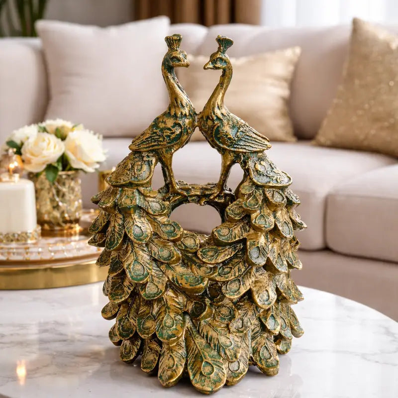 Royal Peacock Sculpture