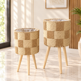 Woven Charm Planter Stands