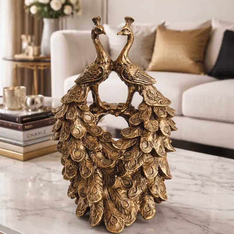 Luxury Peacock Sculpture