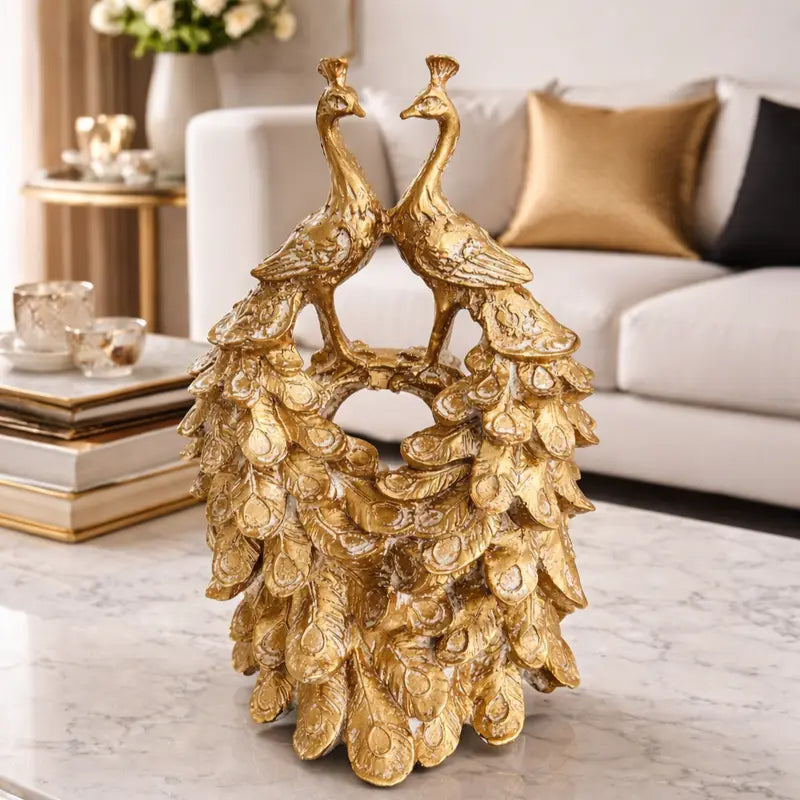 Luxury Peacock Sculpture