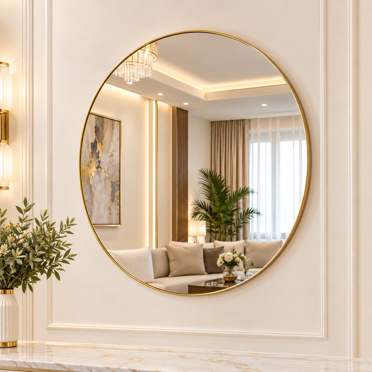 Elegant Fibre Mirror (R)