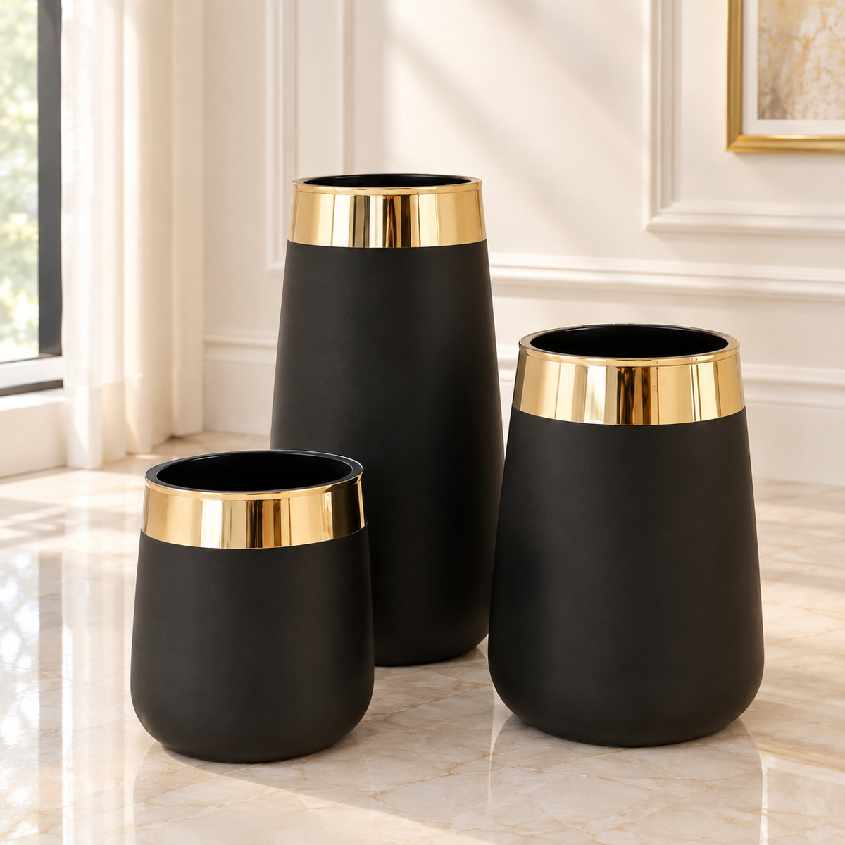 Luxury Planter Pots (Fiber China)