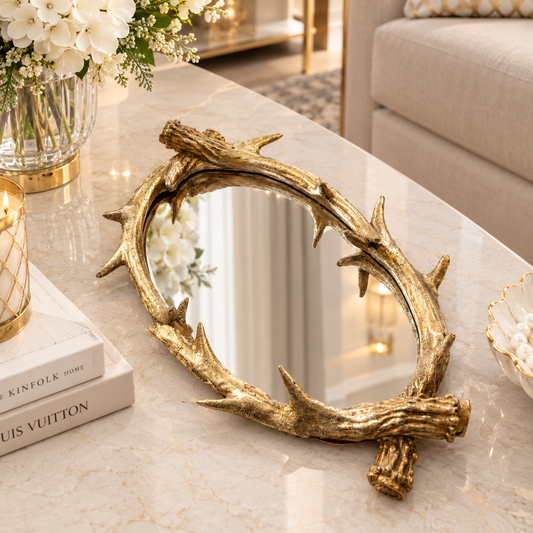 Ornate Resin Decorative Tray